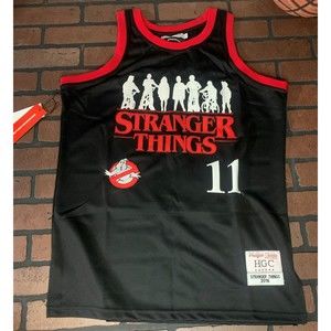 STRANGER THINGS / GHOSTBUSTERS Headgear Classics Basketball Jersey ~Never Worn~L